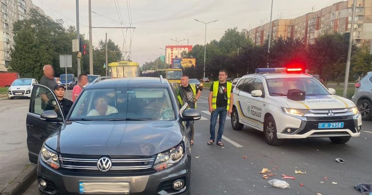 На месте аварии