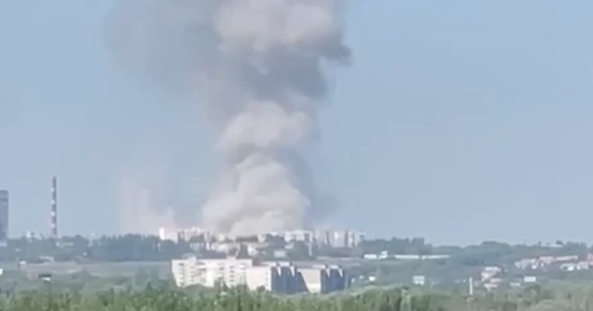 У Луганську "приліт" по місцю базування окупантів / Фото: скриншот