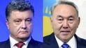 Порошенко провел разговор с Назарбаевым
