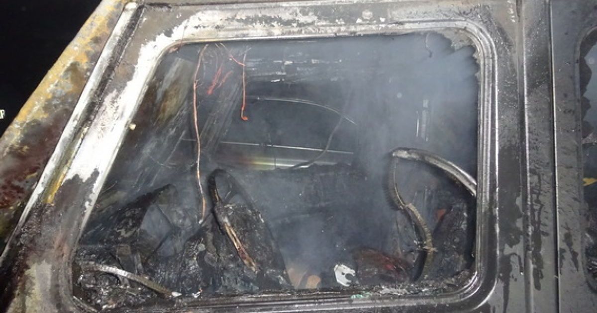 пожежа паркінг_1 / © ГУ Национальной полиции Украины в городе Киеве