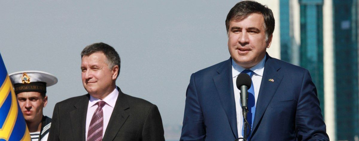 Аваков прокомментировал отношения с Саакашвили после того, как пять лет назад бросил в него стакан с водой