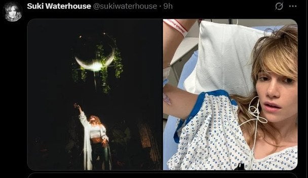 Допис Сьюкі Вотергаус / © x.com/sukiwaterhouse