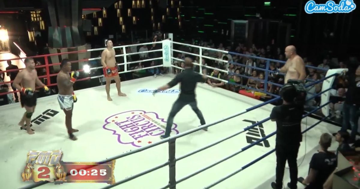 Троє проти одного та битва музикантів: треш-турнір ММА в Таїланді розірвав Мережу (відео)