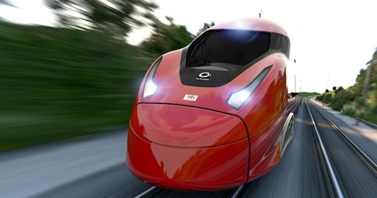 Поезд компании Alstom