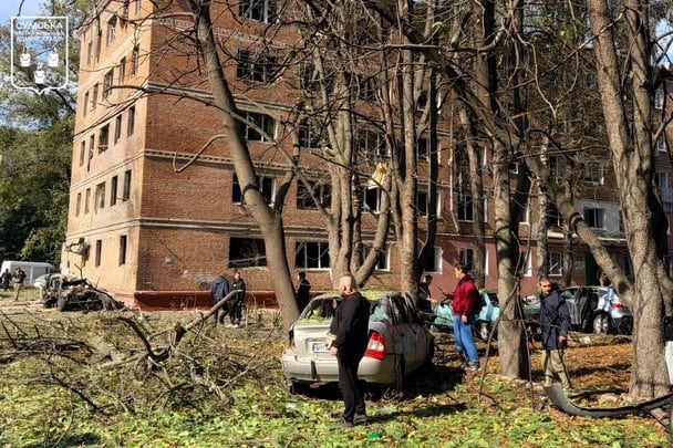 Росіяни вдарили по Сумах керованими авіабомбами. / © Сумська міська рада
