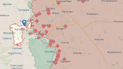 Оккупанты продвинулись и атакуют на восточном участке фронта / Deepstatemap