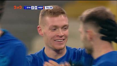 Динамо - Мариуполь - 2:0. Видео гола Цыганкова