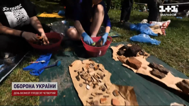 Артефакты, найденные во время раскопок