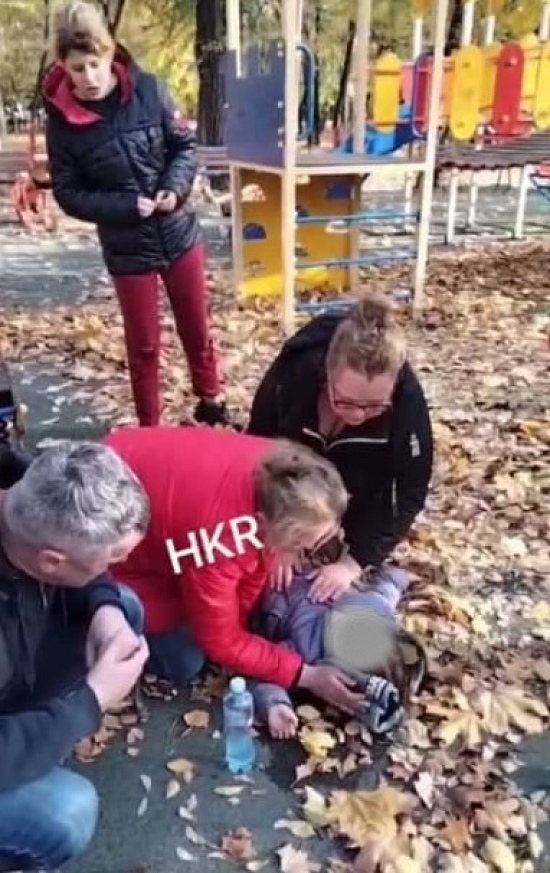 У Кривому Розі на 4-річну дівчинку, яка каталася на гойдалці, впало дерево (відео)