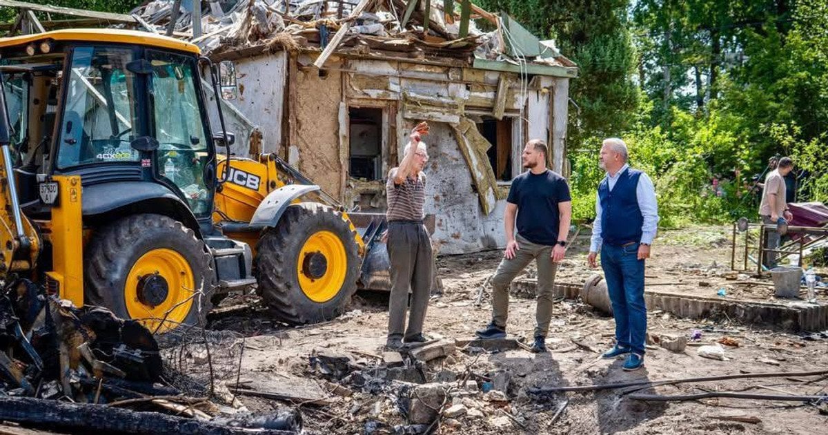 Разрушения в Буче из-за атаки 8 августа