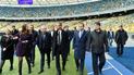 Босс УЕФА осмотрел "Олимпийский" и погостил у Порошенко