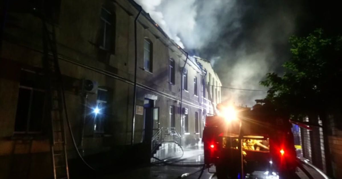 Пожежа у Золочеві_5 / © Управління ДСНС у Львівській області