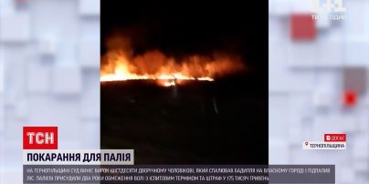 Новини України: в Тернопільській області палій бадилля має сплатити 175 тисяч гривень державі