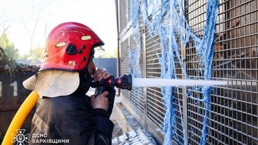 РФ вдарила безпілотником по зоопарку у Харкові_9 / © ДСНС