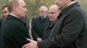 Президент РФ Путін і на той час прем'єр і кандидат у президенти України Віктор Янукович. Жовтень 2008 року
