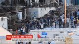 Мігранти на грецькому острові Лесбос на знак протесту підпалили власний табір