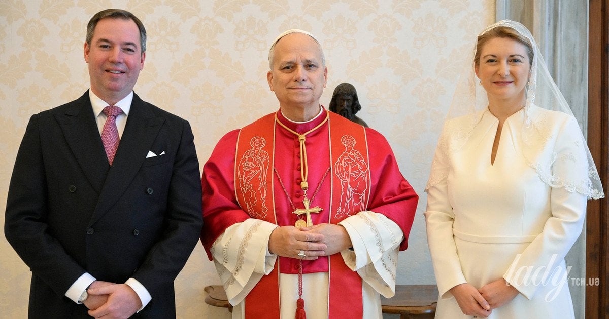 Великий герцог Гійом, Папа Римський Лев XIV та велика герцогиня Стефанія