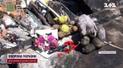 На руинах двухэтажки цветы и игрушки в память о маленькой девочке Лузе, погибшей