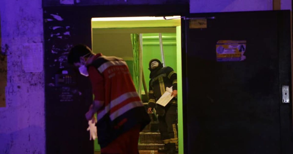 пожежа в багатоповерхівці_2 / © Управління ДСНС Києва