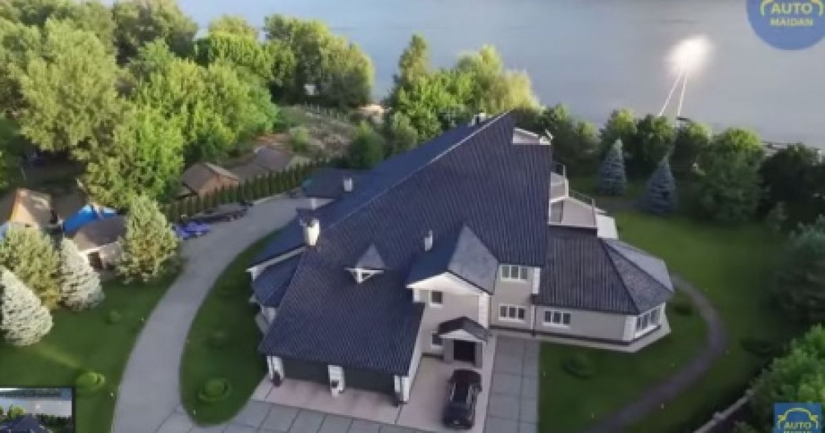 Вілла Анатолія Писаренка. Скріншот з відео.