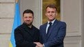 Емманюель Макрон та Володимир Зеленський