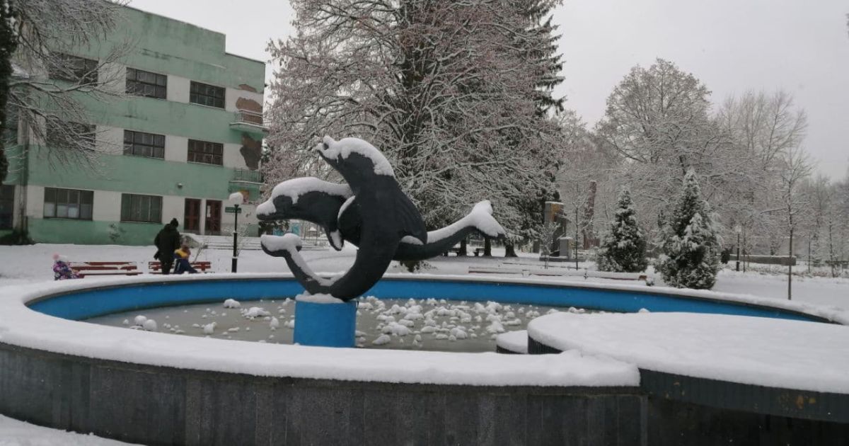 Сніг в Сумській області / © ТСН.ua