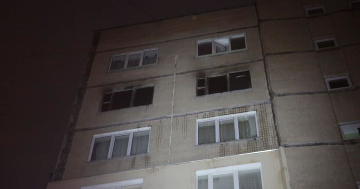 пожежа в багатоповерхівці_1 / © Управління ДСНС Києва
