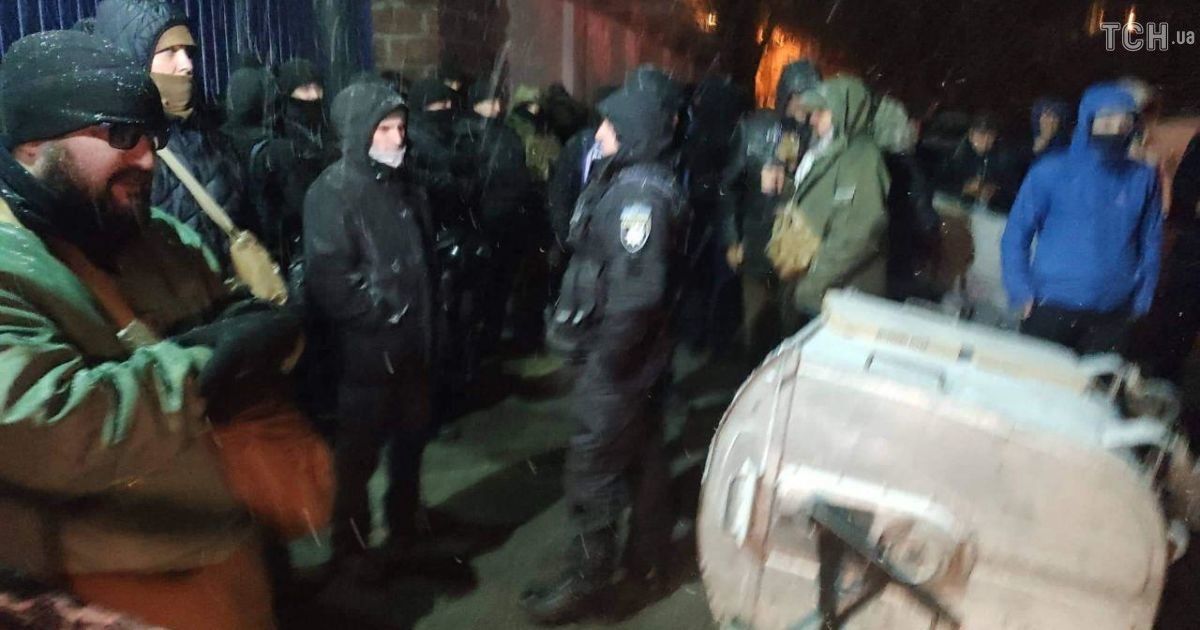 протест біля Лук'янівського СІЗО_3 / © Фото Наталії Нагорної/ТСН