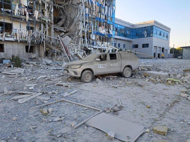 Росіяни в Харкові вдарили по Швейцарському фонду протимінної діяльності / © Олег Синєгубов