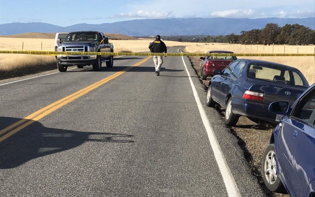 Поліцейські перекрили дорогу через стрілянину в школі в Каліфорнії в США / © Jim Schultz‏ / Twitter