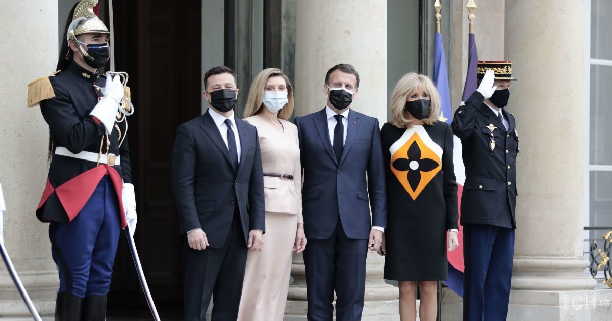 Олена Зеленська і Бріжит Макрон