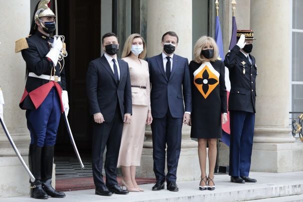 Олена Зеленська і Бріжит Макрон / © Associated Press