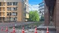 Пошкоджений будинок на Грушевського