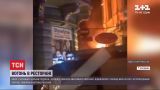 В центре Черновцов ночью горел ресторан