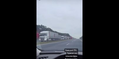Сотні фур з Польщі застрягли на кордоні з Німеччиною – соцмережі 