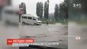 Мощный ливень затопил улицы Ровно