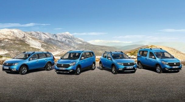 Dacia Logan MCV Stepway, Lodgy Stepway, Sandero Stepway и Dokker Stepway