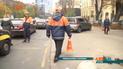 Как владельцы заведений незаконно захватывают часть парковки с помощью оранжевых конусов