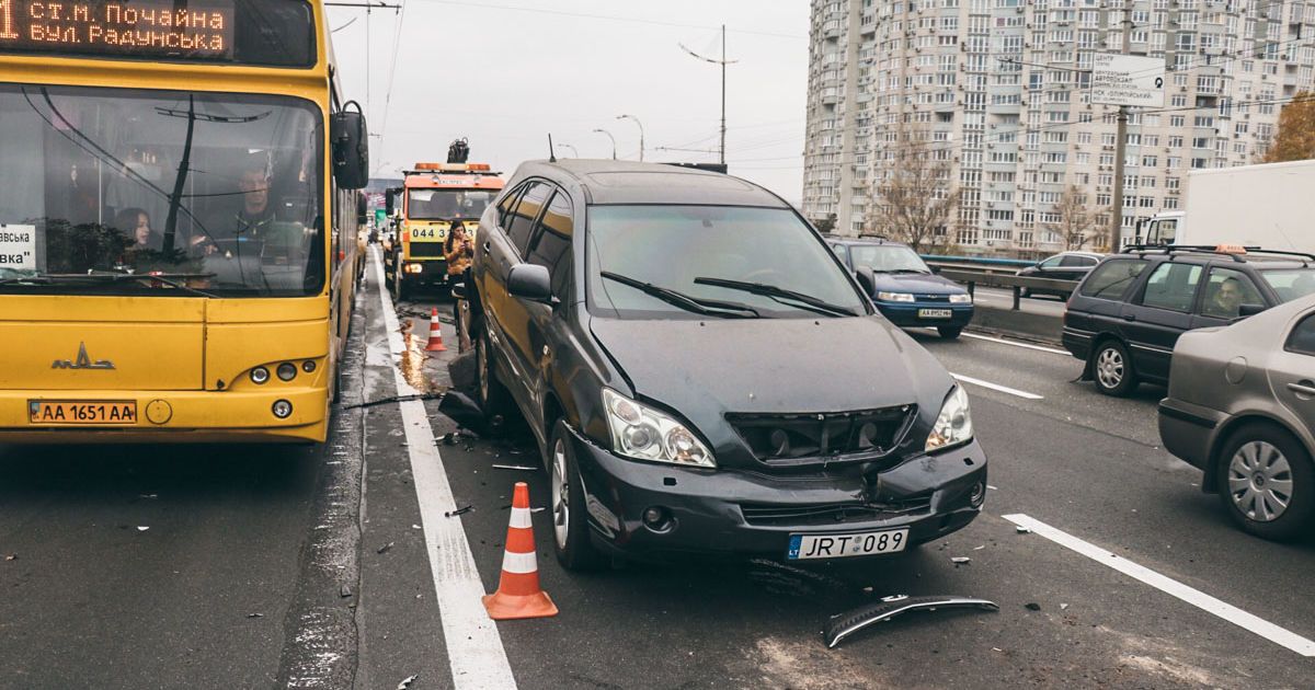 ДТП на Північному мосту / © Інформатор