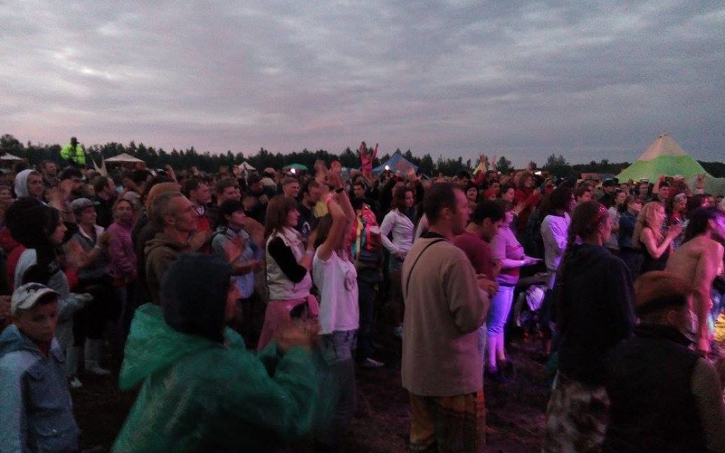 Под Киевом происходит международный эко-фестиваль "Трипільске коло-2015". / © Facebook/tkfestival