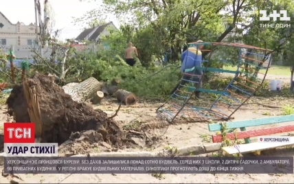 Негода атакує Україну:  у Херсонській області зривало дахи і викорчовувало дерева, а Жмеринку затопило
