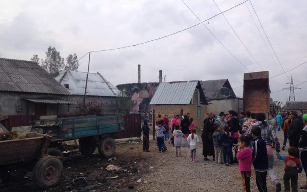 Криминальные разборки цыган в Мукачево: кровавое убийство и масштабный пожар / © Mukachevo.net