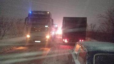 негода дороги Миколаївська область 27 січня_6 / © Управление ГСЧС в Николаевской области