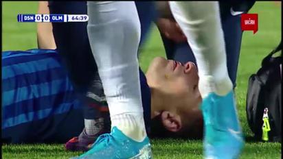 Десна - Олимпик - 0: 0. Видео удаления Завийского