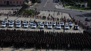 В Киеве приняли присягу патрульные / © facebook.com/Патрульна-поліція-України