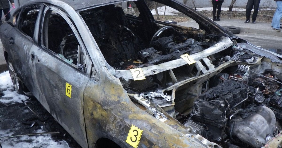 Спалене авто