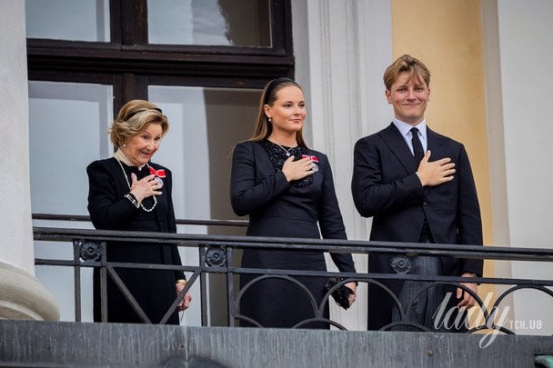 Королева Соня, принцеса Інгрід Олександра та принц Сверре Магнус / © Getty Images