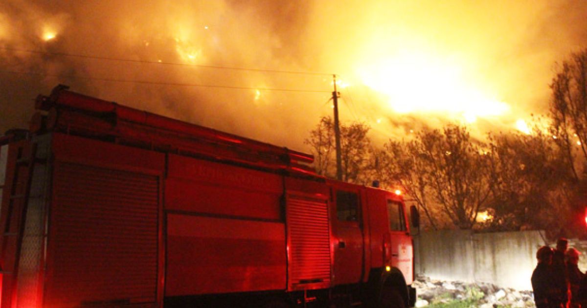 пожежа хмельницький сміттєзвалище_1 / © Головне управління ДСНС України у Хмельницькій області