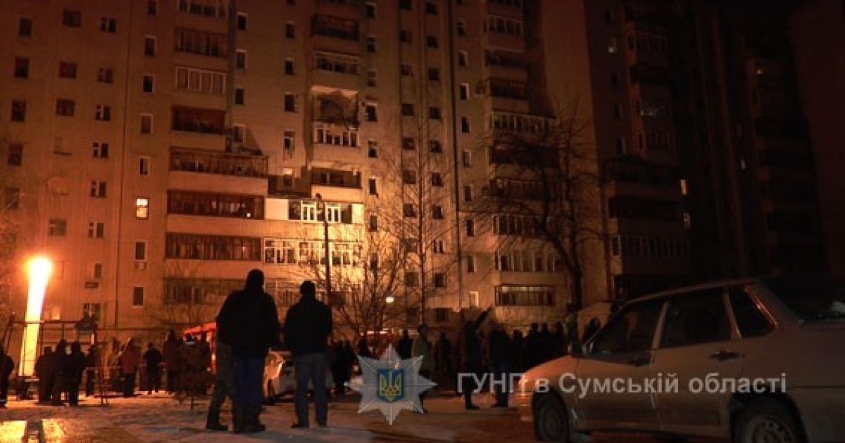 Поліція назвала причину потужного вибуху в багатоповерхівці в Сумах