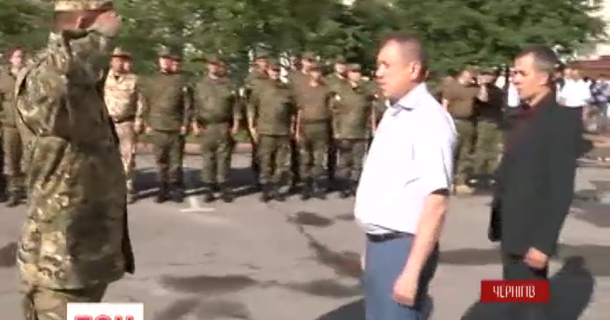 Черниговские правоохранители вышли из АТО на ротацию